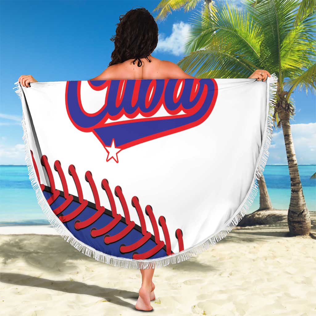 Custom Baseball Cuba 2025 Beach Blanket Cuba Powerhouse of Baseball