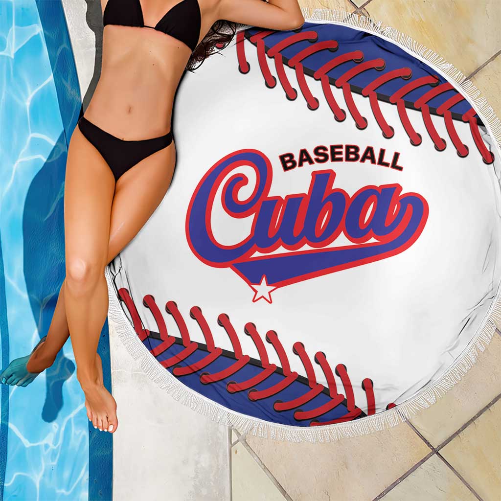 Custom Baseball Cuba 2025 Beach Blanket Cuba Powerhouse of Baseball