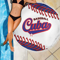 Custom Baseball Cuba 2025 Beach Blanket Cuba Powerhouse of Baseball