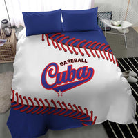 Custom Baseball Cuba 2025 Bedding Set Cuba Powerhouse of Baseball
