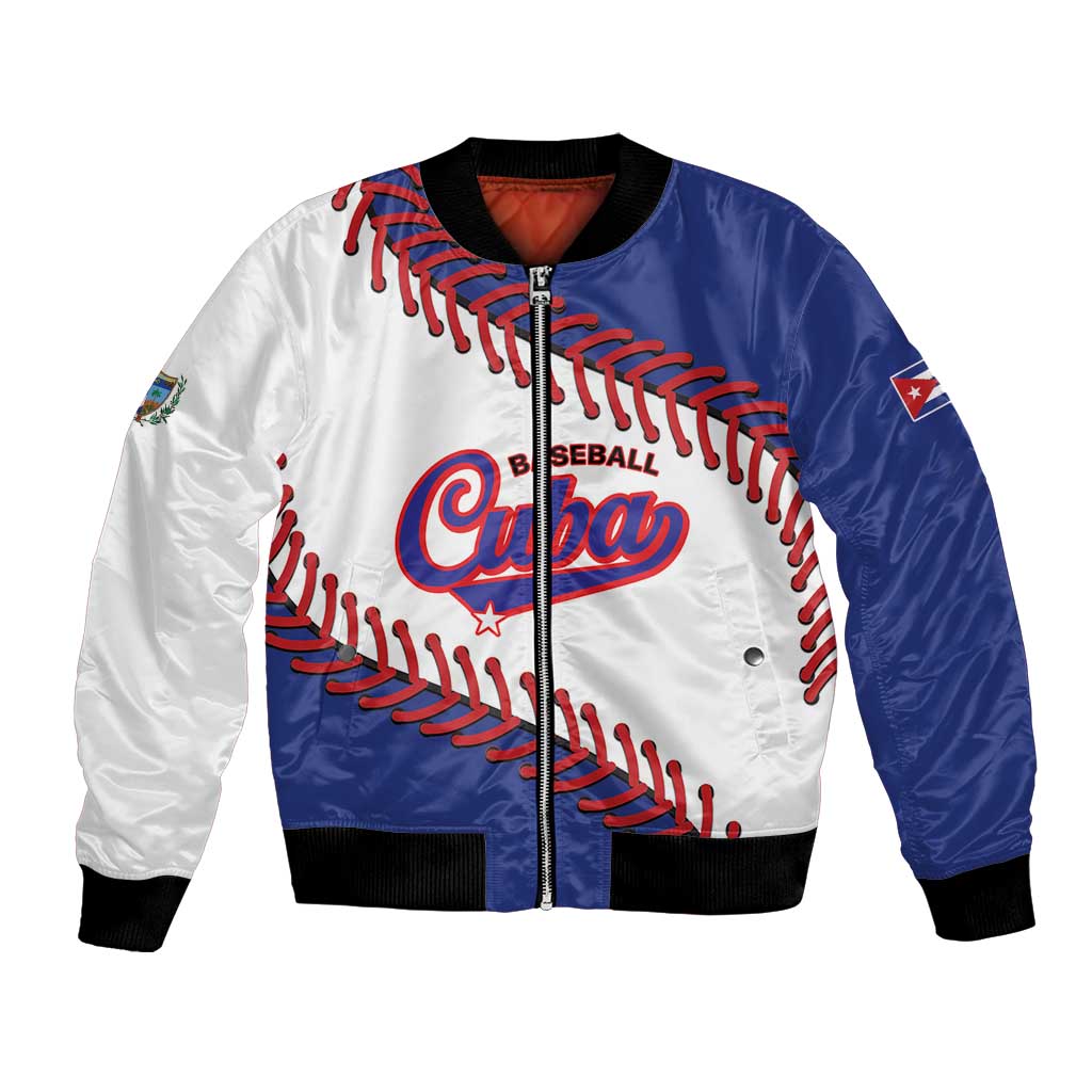 Custom Baseball Cuba 2025 Bomber Jacket Cuba Powerhouse of Baseball