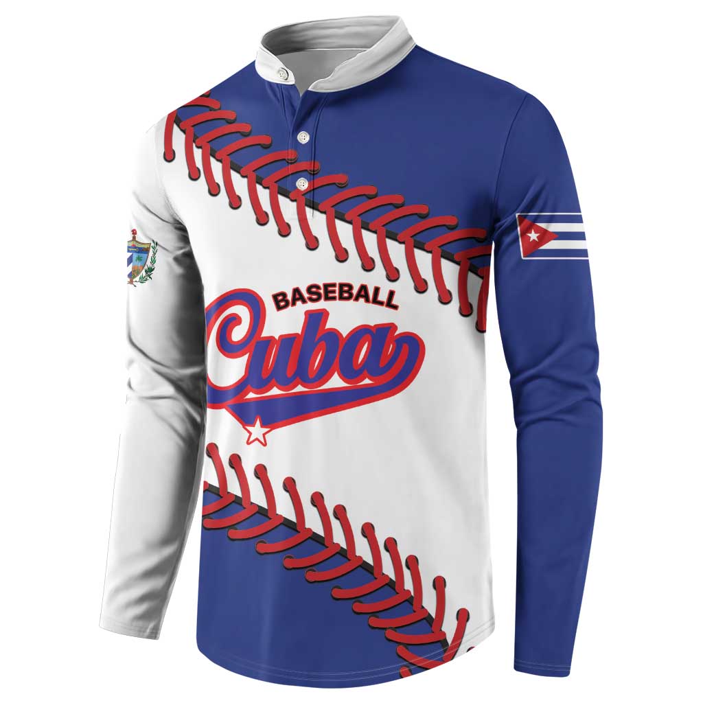 Custom Baseball Cuba 2025 Button Sweatshirt Cuba Powerhouse of Baseball