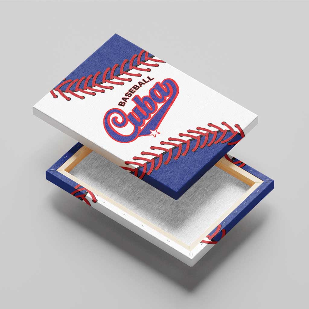 Custom Baseball Cuba 2025 Canvas Wall Art Cuba Powerhouse of Baseball