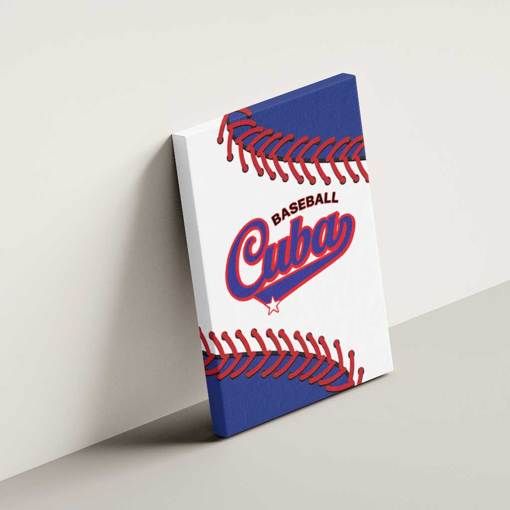 Custom Baseball Cuba 2025 Canvas Wall Art Cuba Powerhouse of Baseball