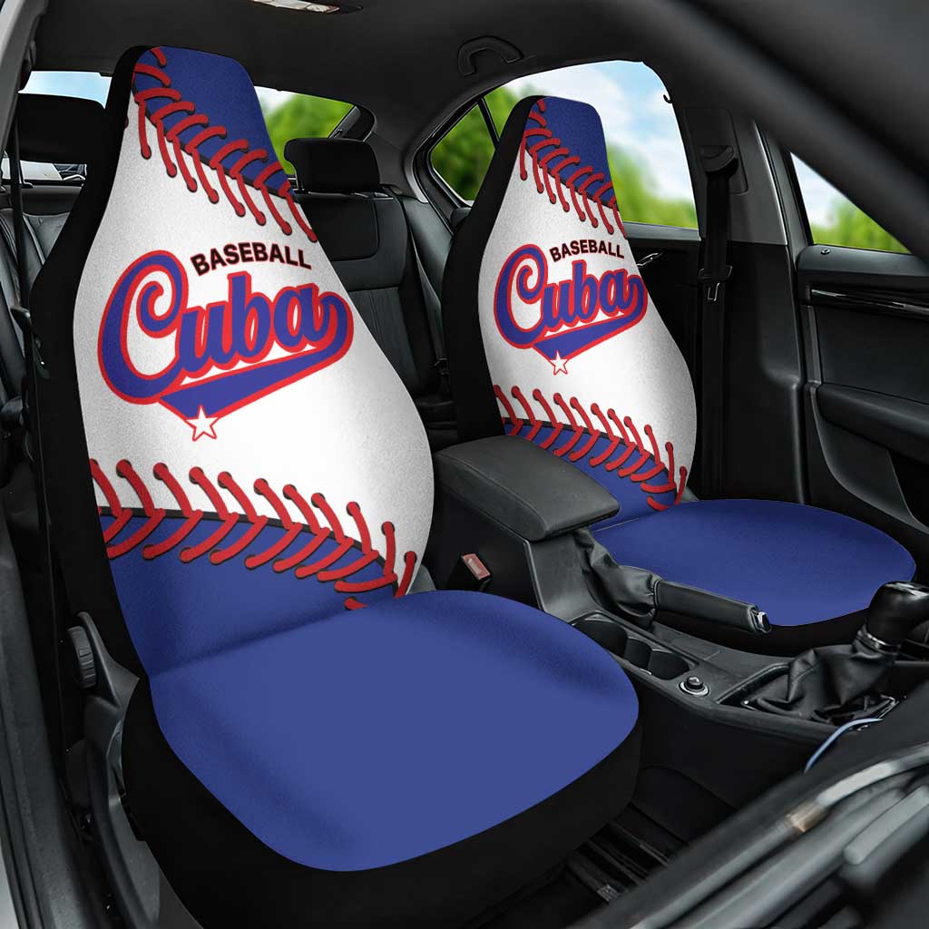 Custom Baseball Cuba 2025 Car Seat Cover Cuba Powerhouse of Baseball