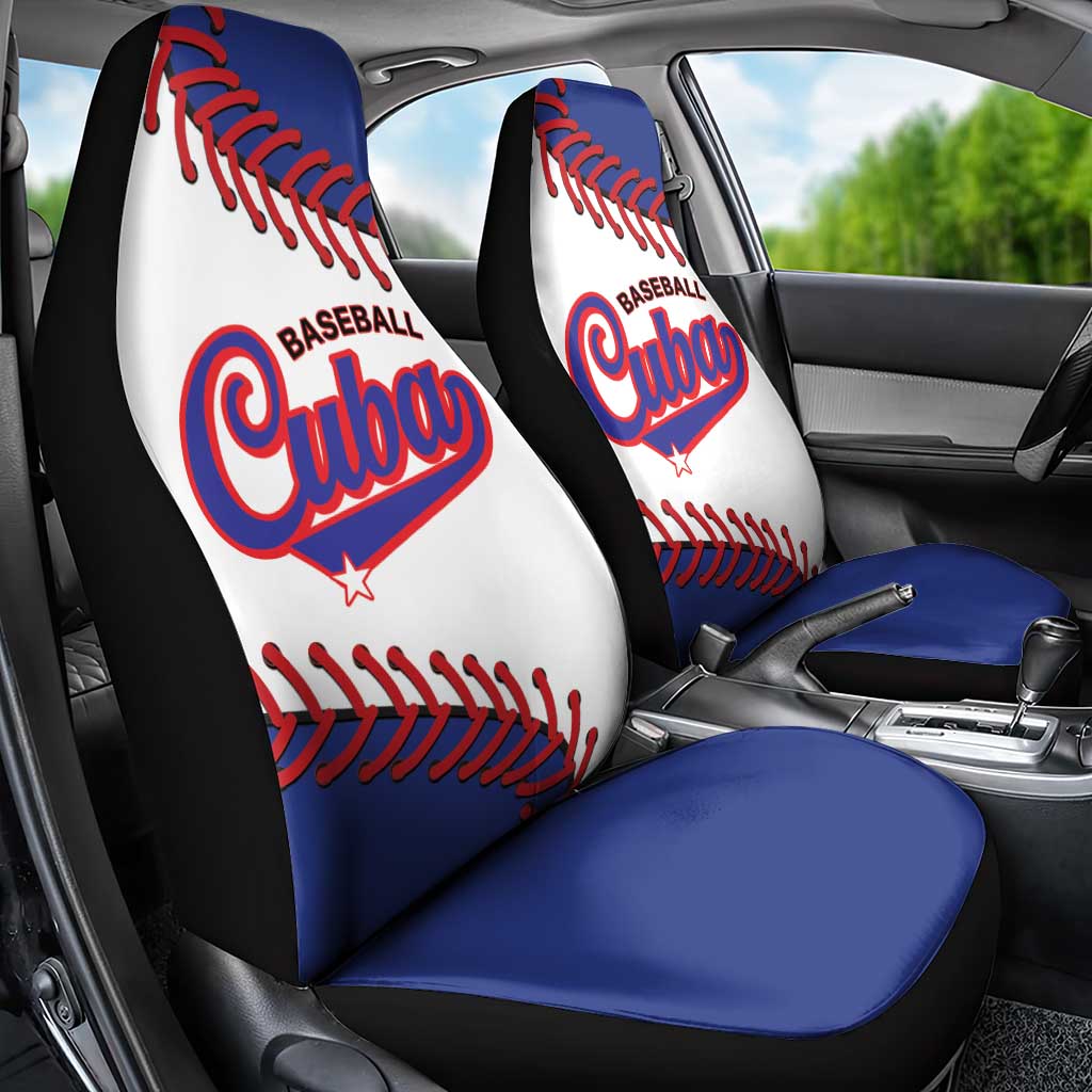 Custom Baseball Cuba 2025 Car Seat Cover Cuba Powerhouse of Baseball