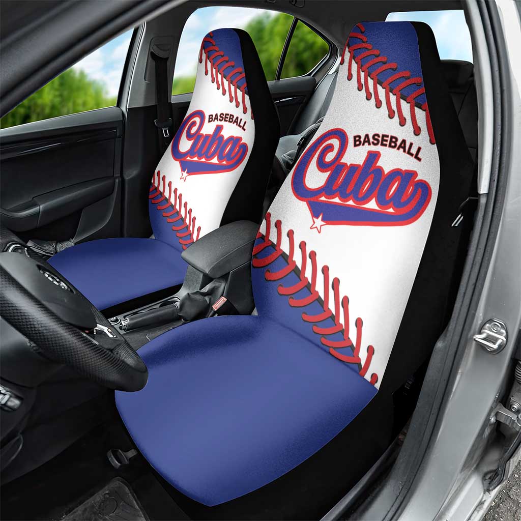 Custom Baseball Cuba 2025 Car Seat Cover Cuba Powerhouse of Baseball