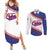 Custom Baseball Cuba 2025 Couples Matching Summer Maxi Dress and Long Sleeve Button Shirt Cuba Powerhouse of Baseball