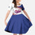 Custom Baseball Cuba 2025 Family Matching Off The Shoulder Long Sleeve Dress and Hawaiian Shirt Cuba Powerhouse of Baseball