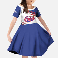 Custom Baseball Cuba 2025 Family Matching Off Shoulder Maxi Dress and Hawaiian Shirt Cuba Powerhouse of Baseball