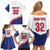 Custom Baseball Cuba 2025 Family Matching Off Shoulder Short Dress and Hawaiian Shirt Cuba Powerhouse of Baseball