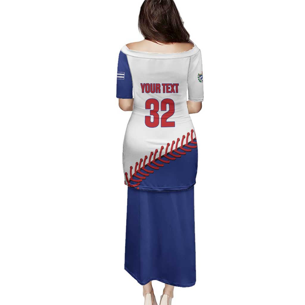 Custom Baseball Cuba 2025 Family Matching Puletasi and Hawaiian Shirt Cuba Powerhouse of Baseball