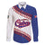 Custom Baseball Cuba 2025 Family Matching Short Sleeve Bodycon Dress and Hawaiian Shirt Cuba Powerhouse of Baseball
