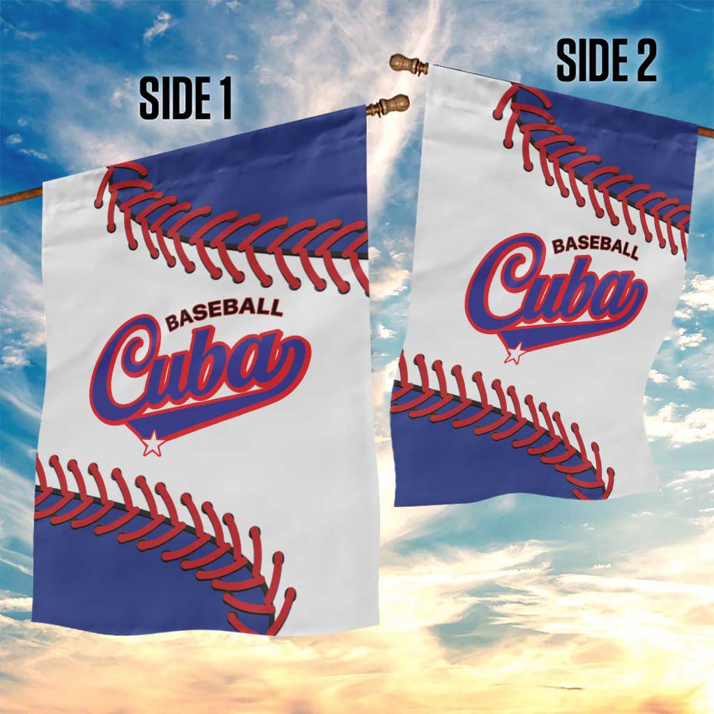Custom Baseball Cuba 2025 Garden Flag Cuba Powerhouse of Baseball