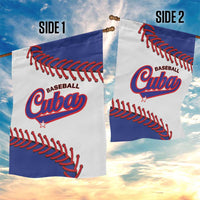Custom Baseball Cuba 2025 Garden Flag Cuba Powerhouse of Baseball