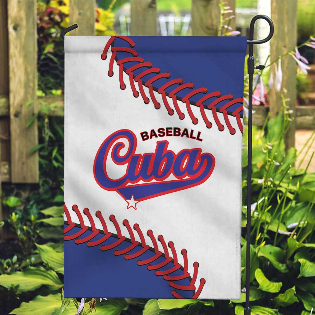 Custom Baseball Cuba 2025 Garden Flag Cuba Powerhouse of Baseball