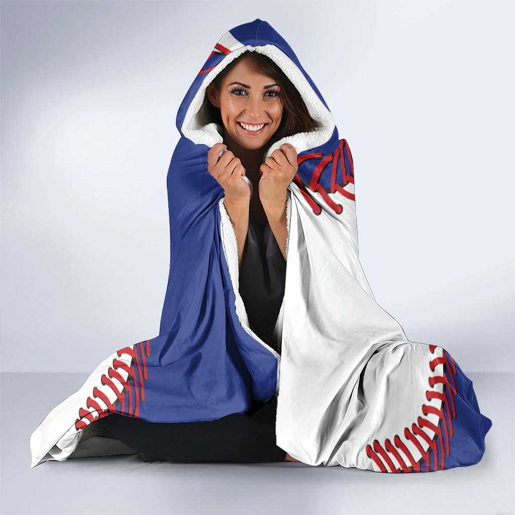 Custom Baseball Cuba 2025 Hooded Blanket Cuba Powerhouse of Baseball