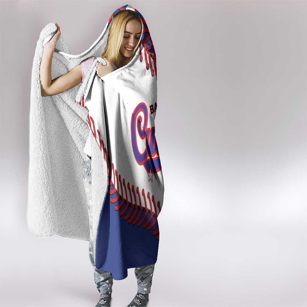 Custom Baseball Cuba 2025 Hooded Blanket Cuba Powerhouse of Baseball