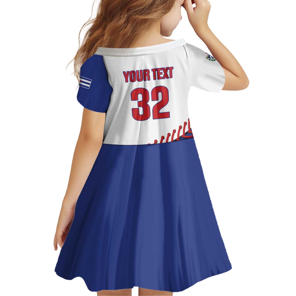 Custom Baseball Cuba 2025 Kid Short Sleeve Dress Cuba Powerhouse of Baseball