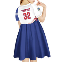 Custom Baseball Cuba 2025 Kid Short Sleeve Dress Cuba Powerhouse of Baseball