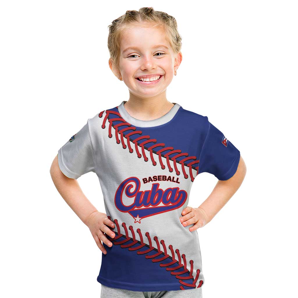 Custom Baseball Cuba 2025 Kid T Shirt Cuba Powerhouse of Baseball