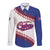 Custom Baseball Cuba 2025 Long Sleeve Button Shirt Cuba Powerhouse of Baseball