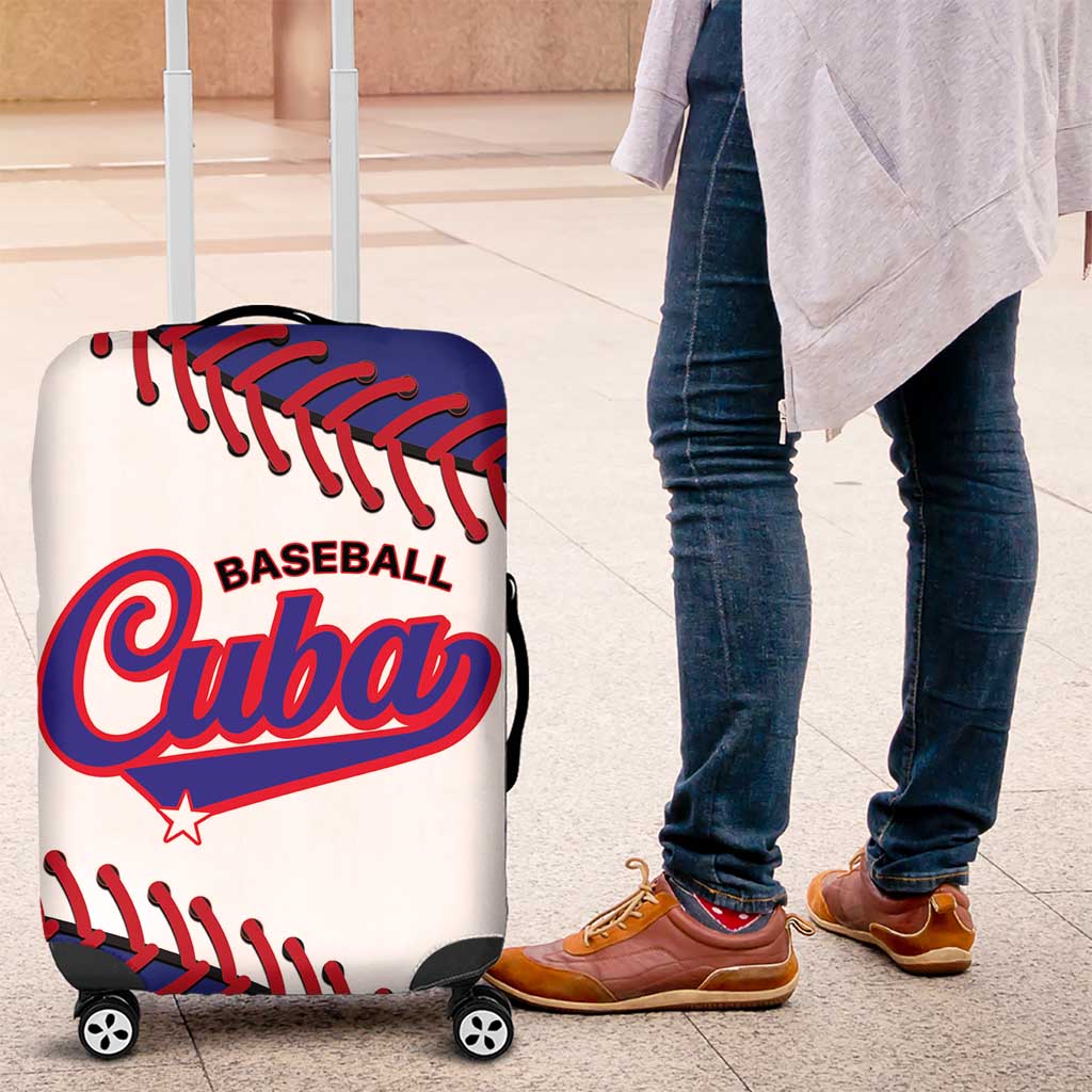 Custom Baseball Cuba 2025 Luggage Cover Cuba Powerhouse of Baseball