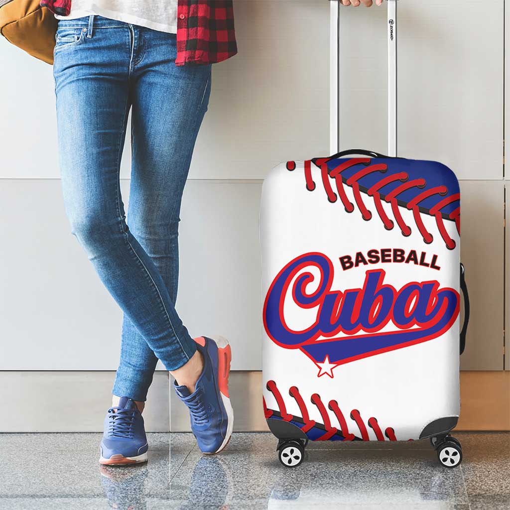 Custom Baseball Cuba 2025 Luggage Cover Cuba Powerhouse of Baseball