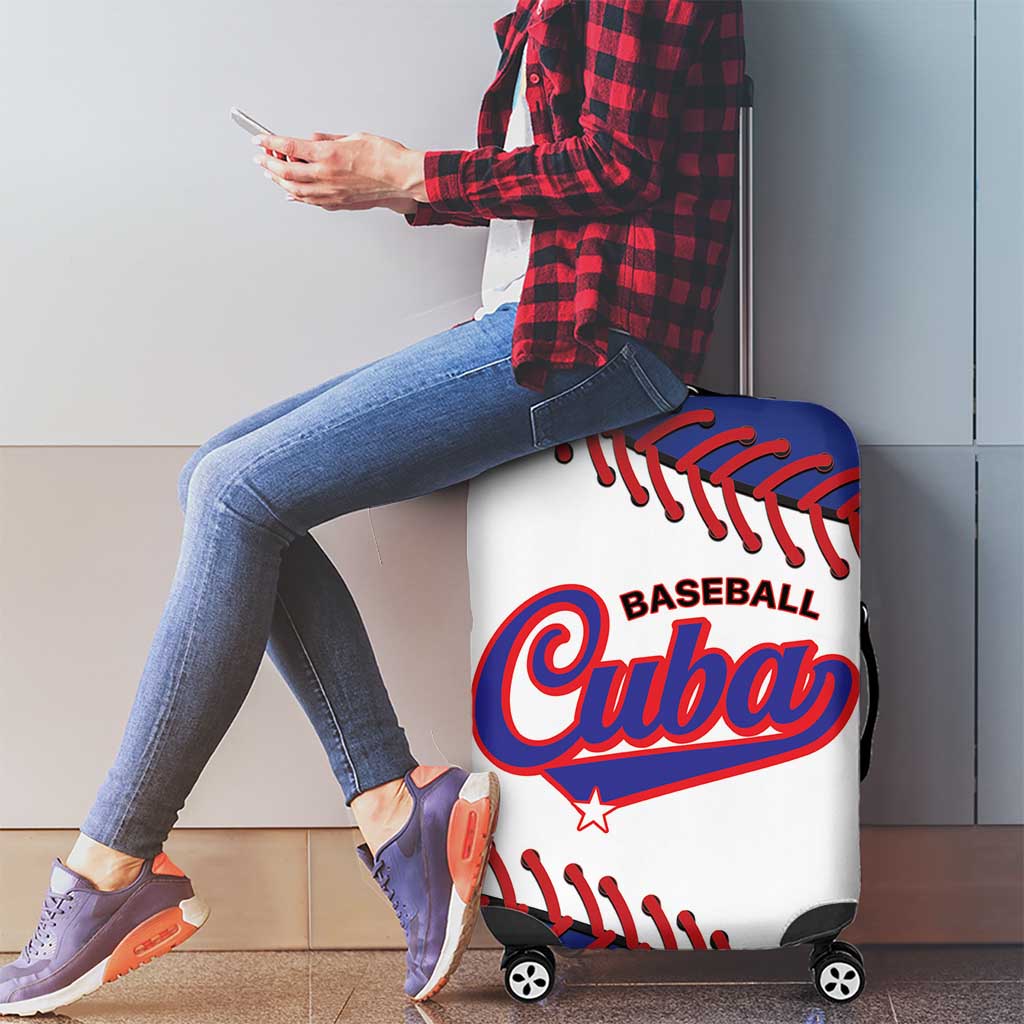 Custom Baseball Cuba 2025 Luggage Cover Cuba Powerhouse of Baseball