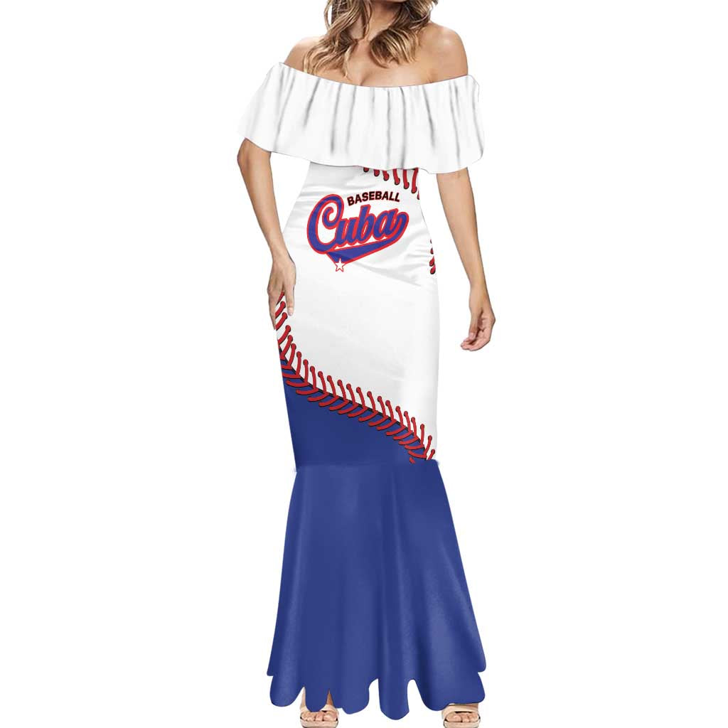 Custom Baseball Cuba 2025 Mermaid Dress Cuba Powerhouse of Baseball
