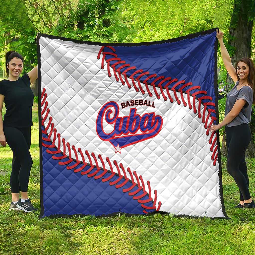 Custom Baseball Cuba 2025 Quilt Cuba Powerhouse of Baseball