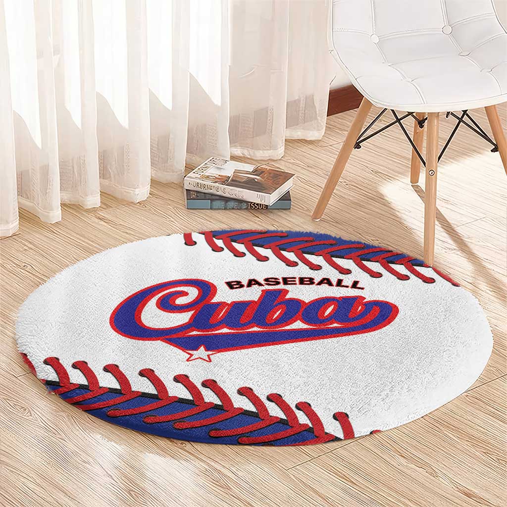 Custom Baseball Cuba 2025 Round Carpet Cuba Powerhouse of Baseball