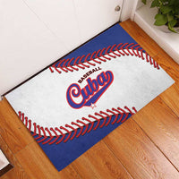 Custom Baseball Cuba 2025 Rubber Doormat Cuba Powerhouse of Baseball