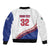 Custom Baseball Cuba 2025 Sleeve Zip Bomber Jacket Cuba Powerhouse of Baseball