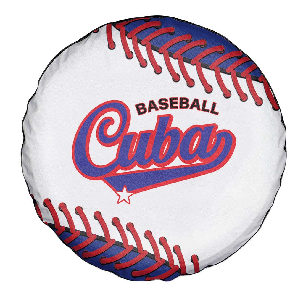 Custom Baseball Cuba 2025 Spare Tire Cover Cuba Powerhouse of Baseball