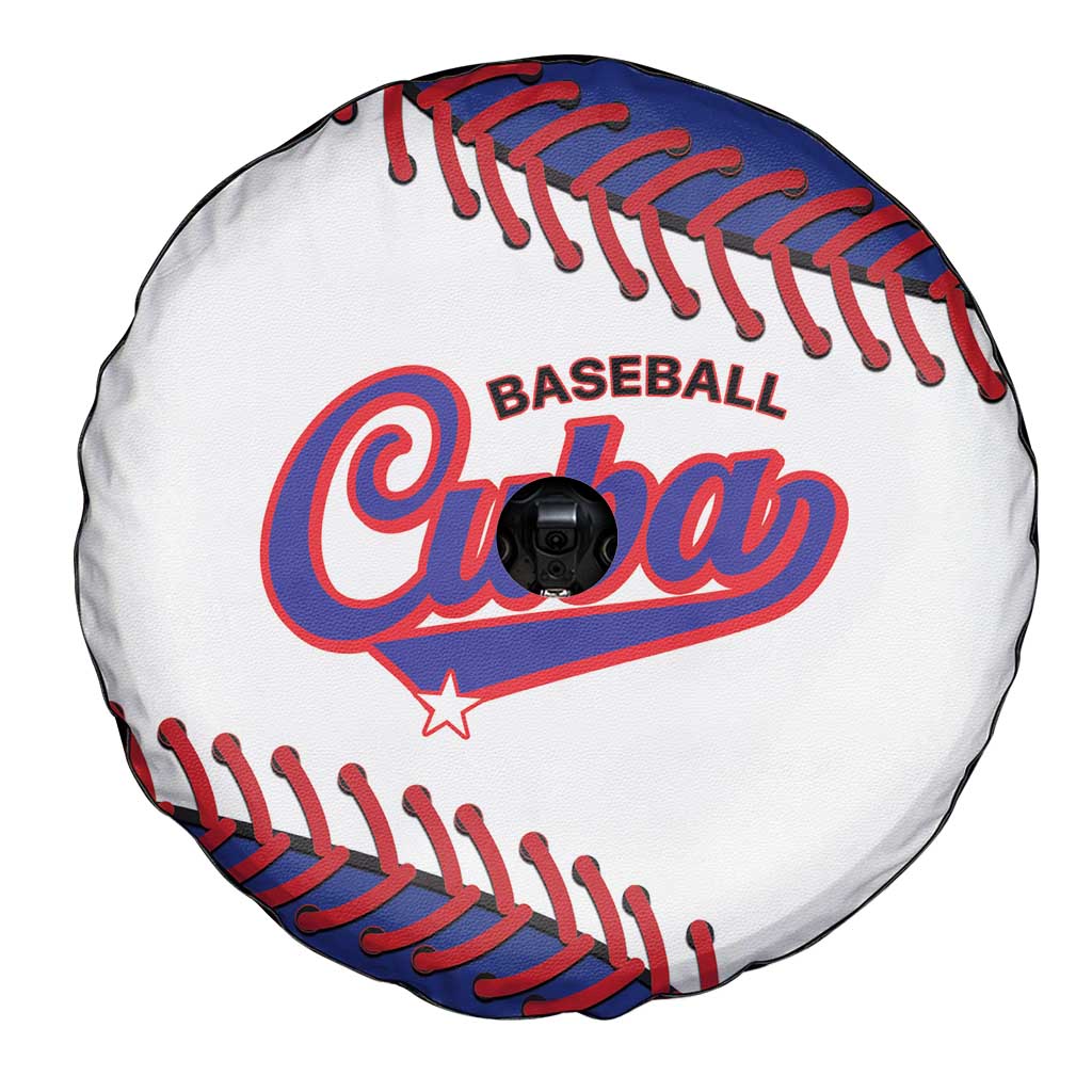 Custom Baseball Cuba 2025 Spare Tire Cover Cuba Powerhouse of Baseball