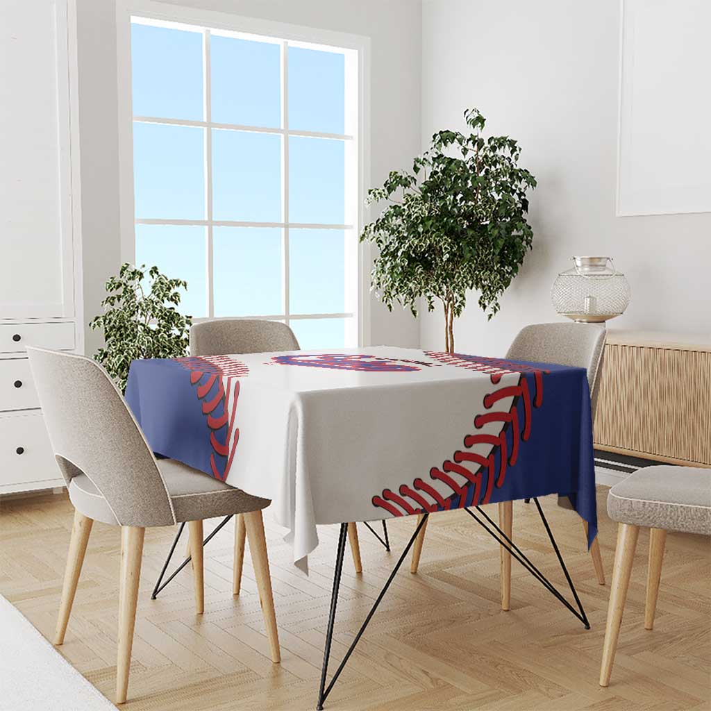 Custom Baseball Cuba 2025 Tablecloth Cuba Powerhouse of Baseball