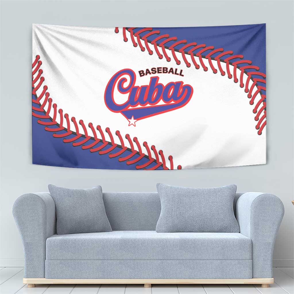 Custom Baseball Cuba 2025 Tapestry Cuba Powerhouse of Baseball
