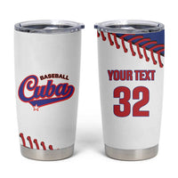 Custom Baseball Cuba 2025 Tumbler Cup Cuba Powerhouse of Baseball