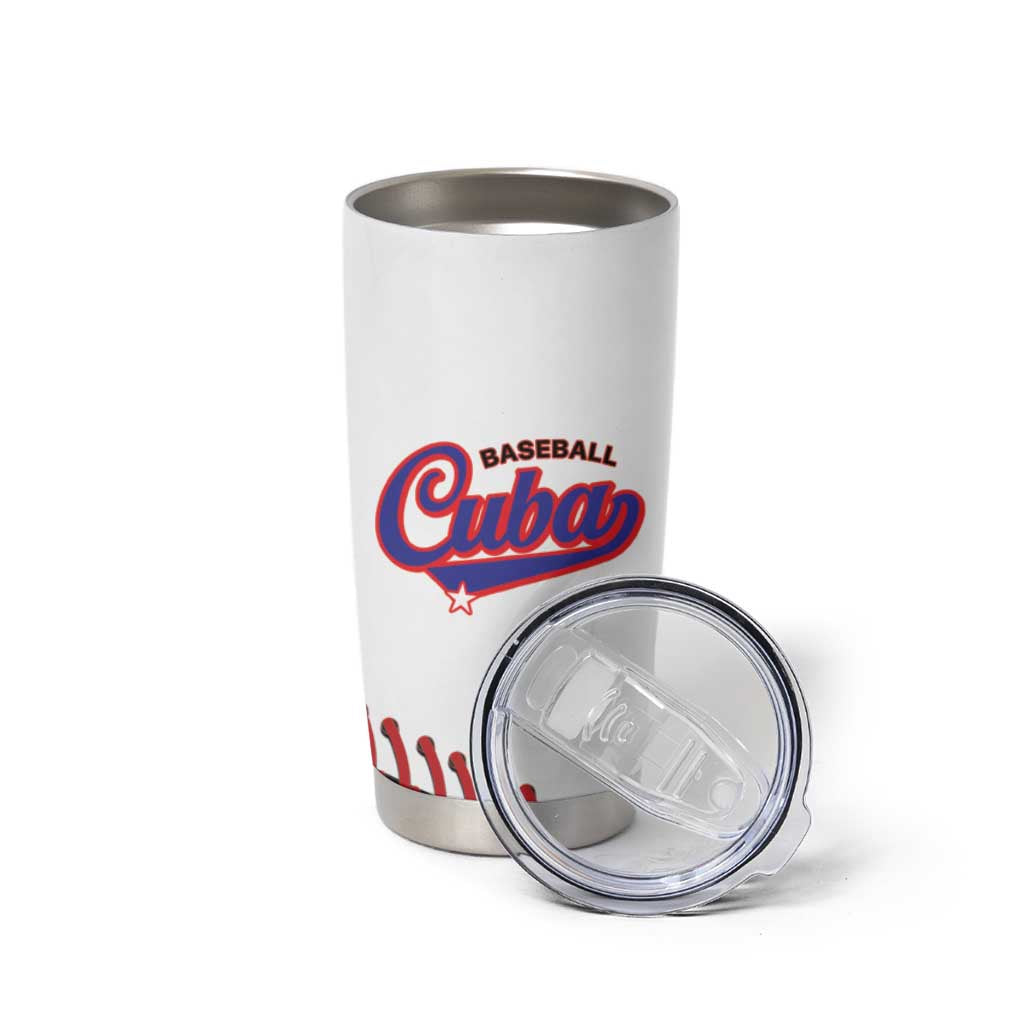 Custom Baseball Cuba 2025 Tumbler Cup Cuba Powerhouse of Baseball