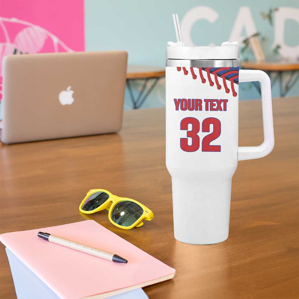 Custom Baseball Cuba 2025 Tumbler With Handle Cuba Powerhouse of Baseball