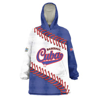 Custom Baseball Cuba 2025 Wearable Blanket Hoodie Cuba Powerhouse of Baseball