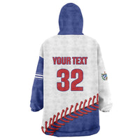 Custom Baseball Cuba 2025 Wearable Blanket Hoodie Cuba Powerhouse of Baseball