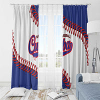 Custom Baseball Cuba 2025 Window Curtain Cuba Powerhouse of Baseball