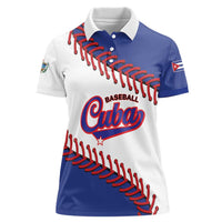 Custom Baseball Cuba 2025 Women Polo Shirt Cuba Powerhouse of Baseball
