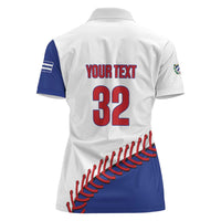 Custom Baseball Cuba 2025 Women Polo Shirt Cuba Powerhouse of Baseball
