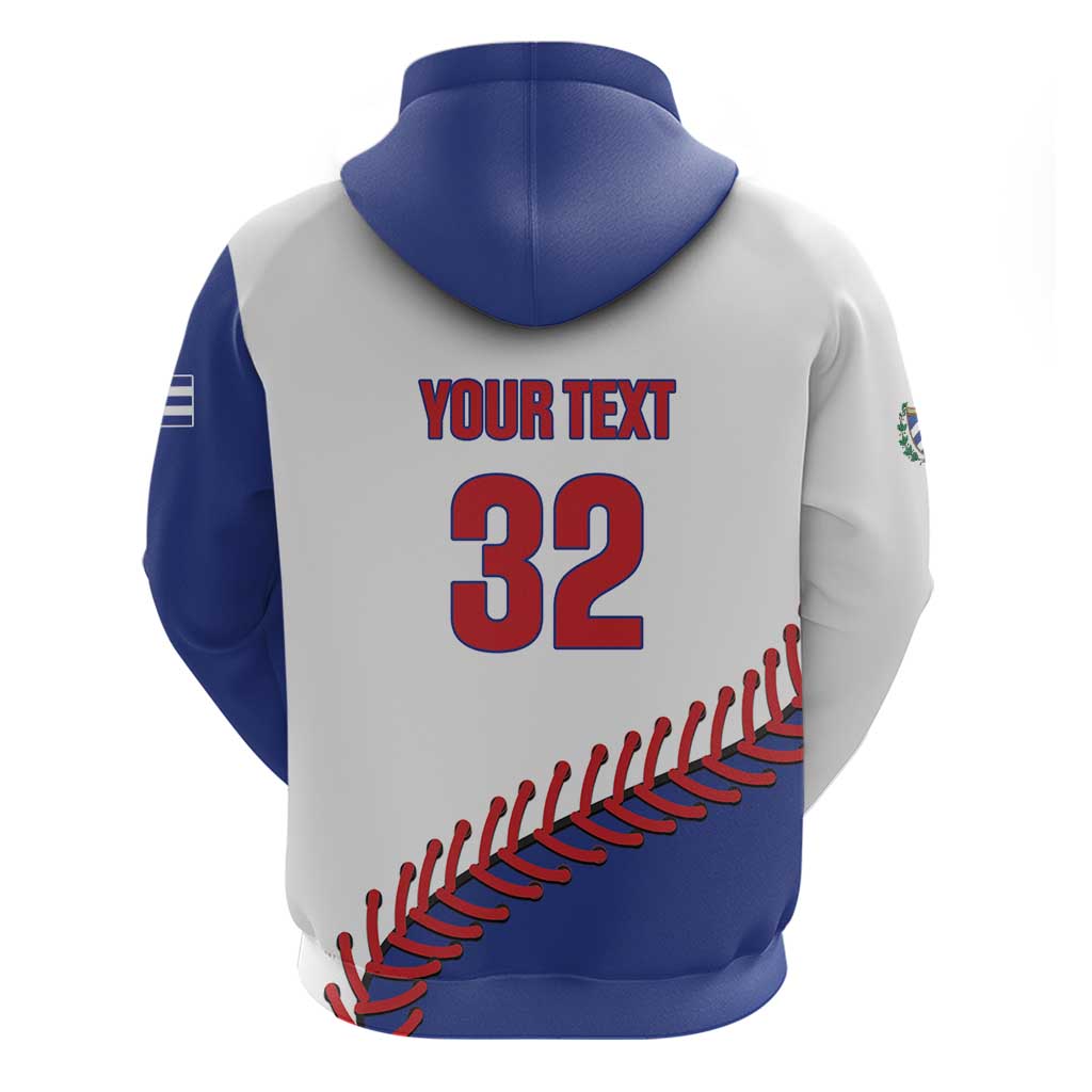 Custom Baseball Cuba 2025 Zip Hoodie Cuba Powerhouse of Baseball