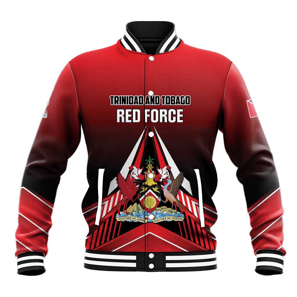 Custom Cricket Trinidad and Tobago Red Force Baseball Jacket Go Champion