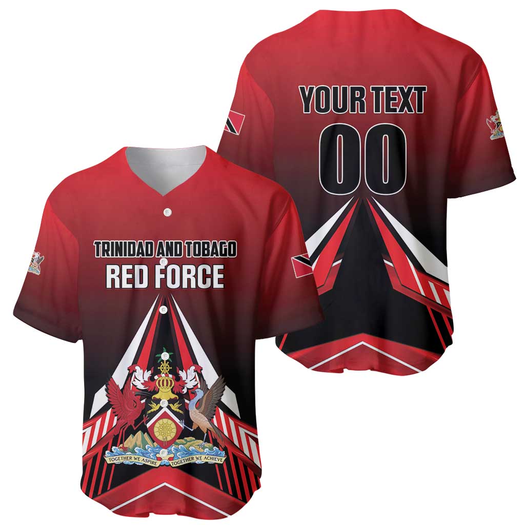 Custom Cricket Trinidad and Tobago Red Force Baseball Jersey Go Champion