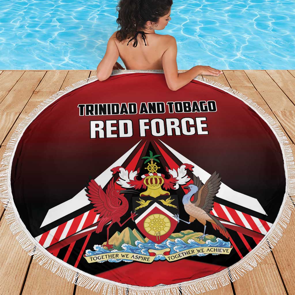 Custom Cricket Trinidad and Tobago Red Force Beach Blanket Go Champion